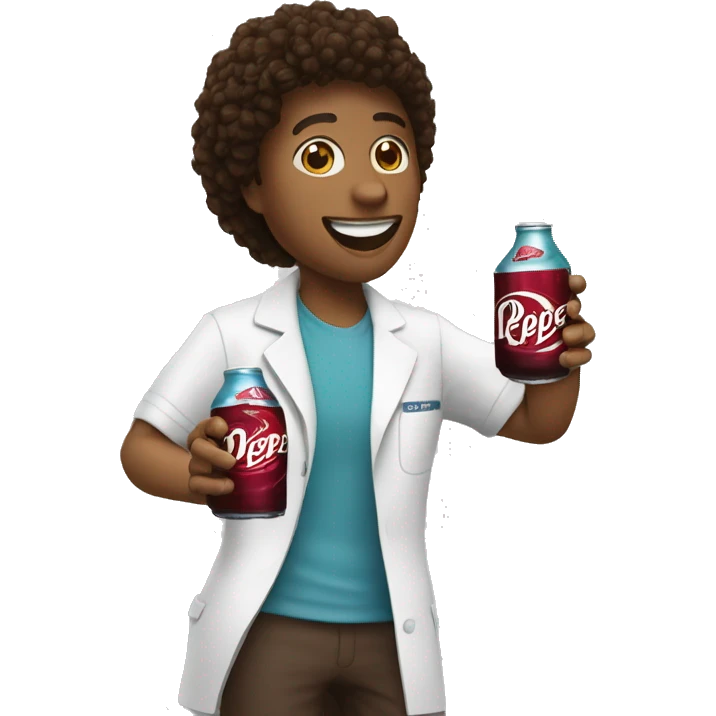 Kirua wirh a dr pepper emoji