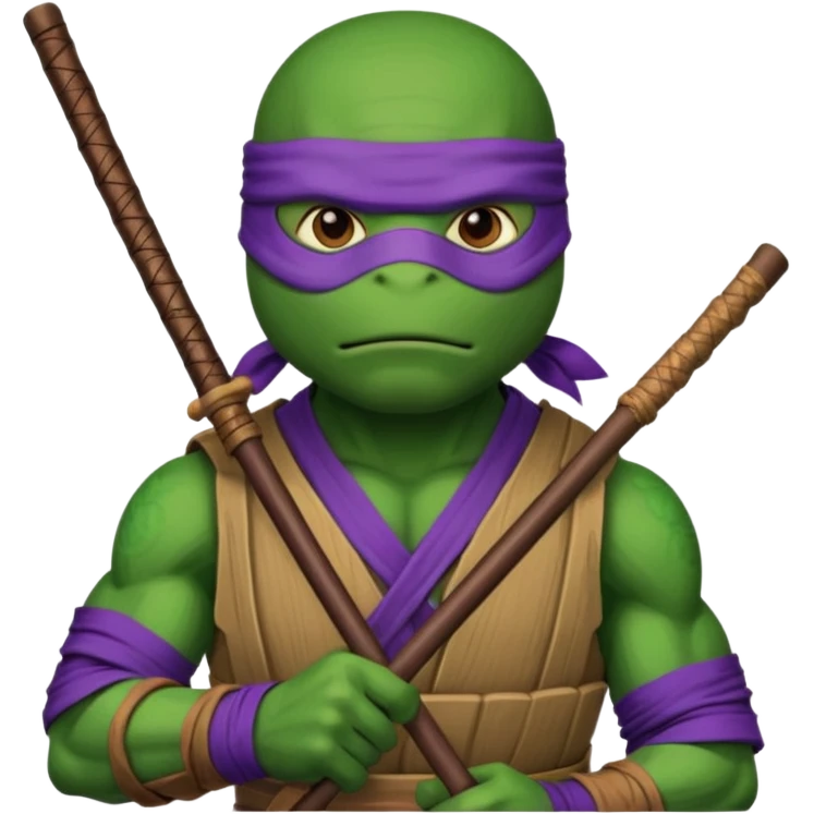 Ninja turtle Donatello emoji