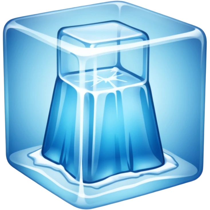 dress  inside ice cube emoji