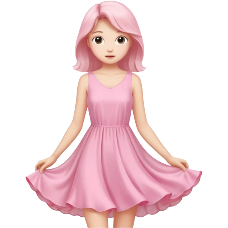 Clean girl pink d emoji