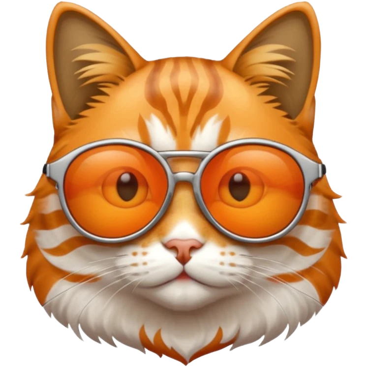 Cat wearing sunglasses emoji