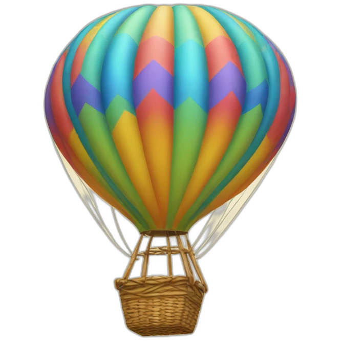 Hot air balloon  emoji