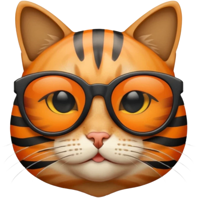 Cat wearing sunglasses emoji
