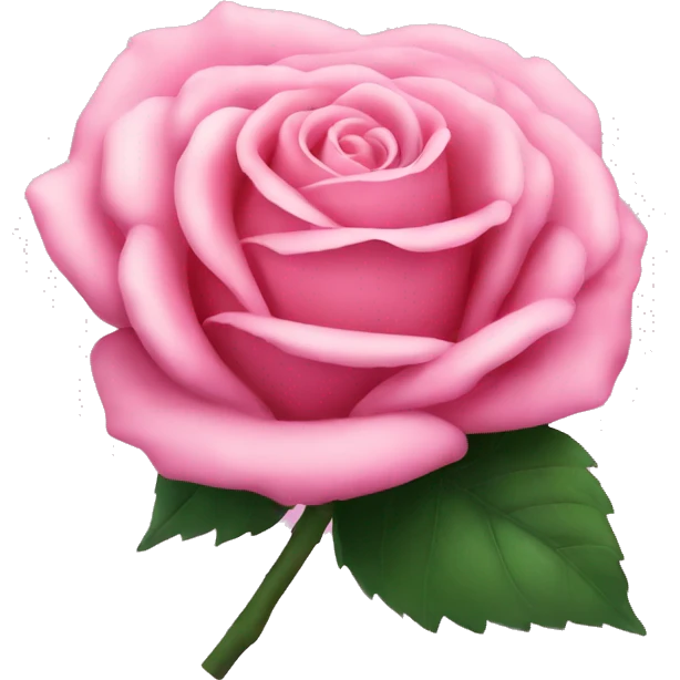 Pink pretty rose emoji