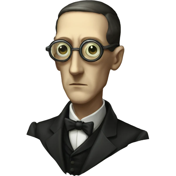 HP Lovecraft as a member of the Adeptus Mechanicus emoji