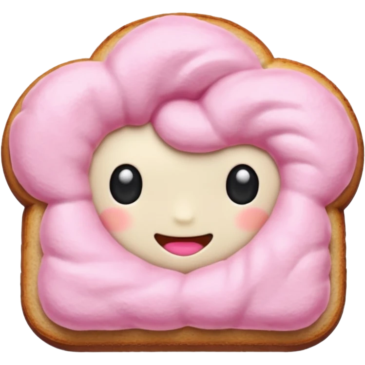 Pan rosado emoji