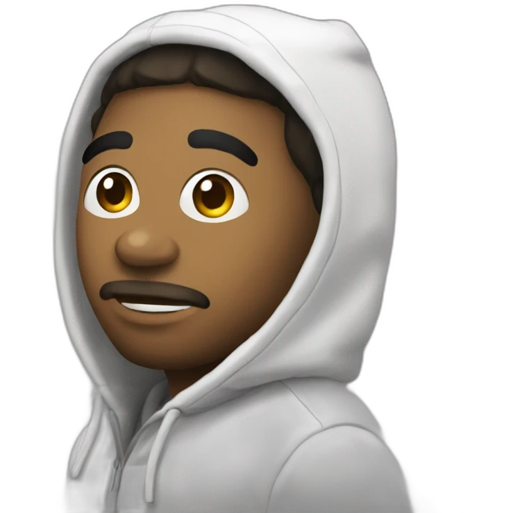 PLK rappeur blanc bolond emoji