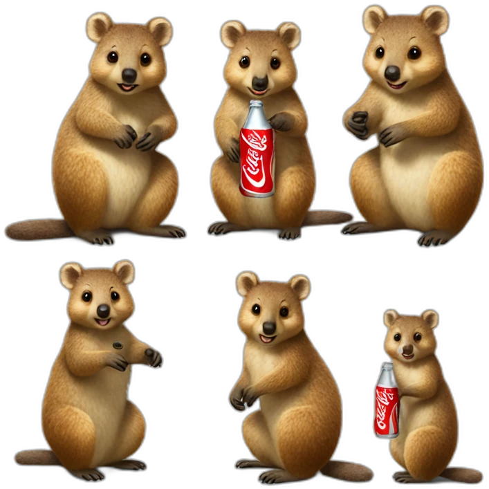 quokka koalalikes Coca Cola emoji