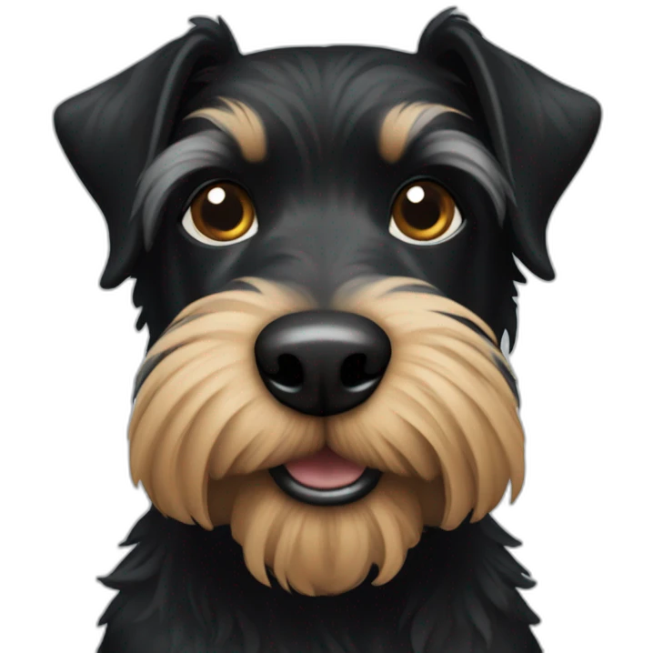 black terrier emoji
