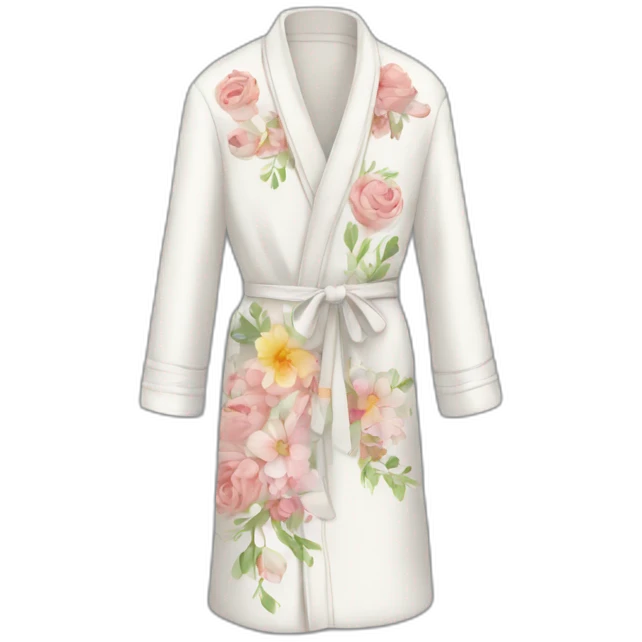 Robe à fleurs emoji