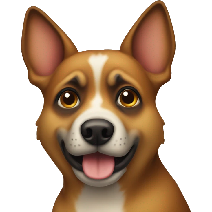suspicious dög emoji