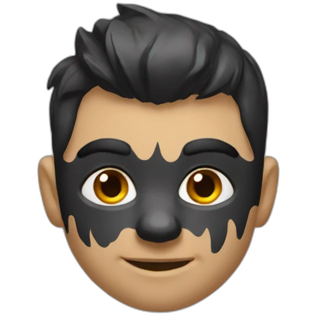Chauve avec plein de tatouages emoji