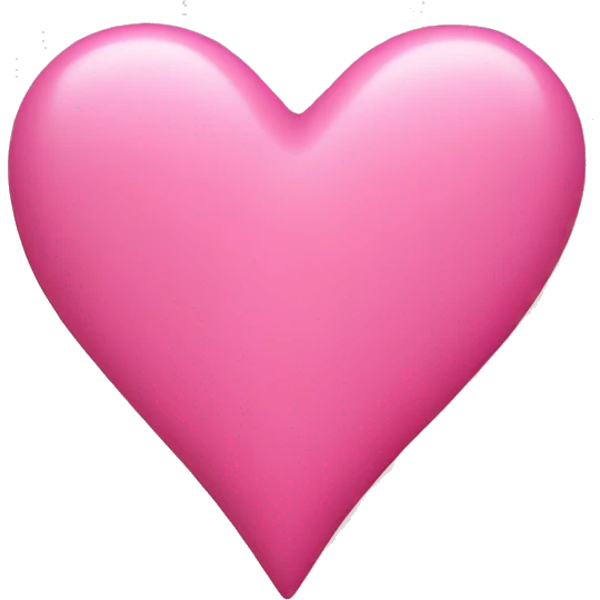 Pink heart  emoji