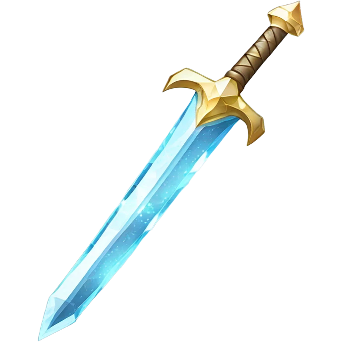 Diamond sword emoji