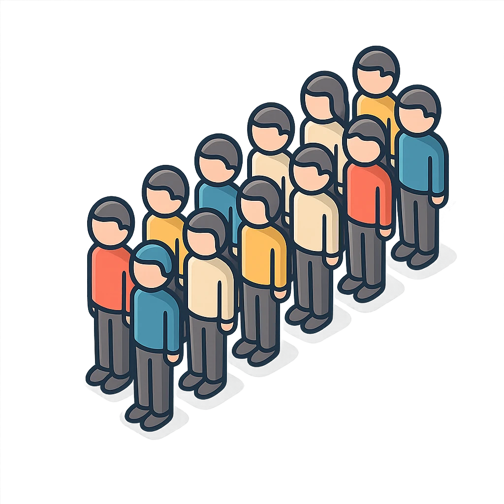 long pasengers line emoji