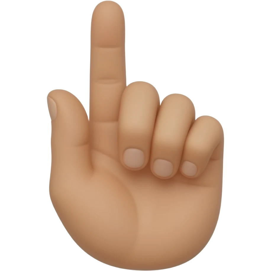 finger emoji of "little" emoji
