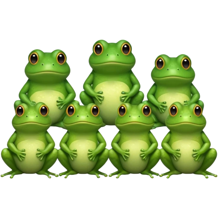 Judgmental frogs emoji