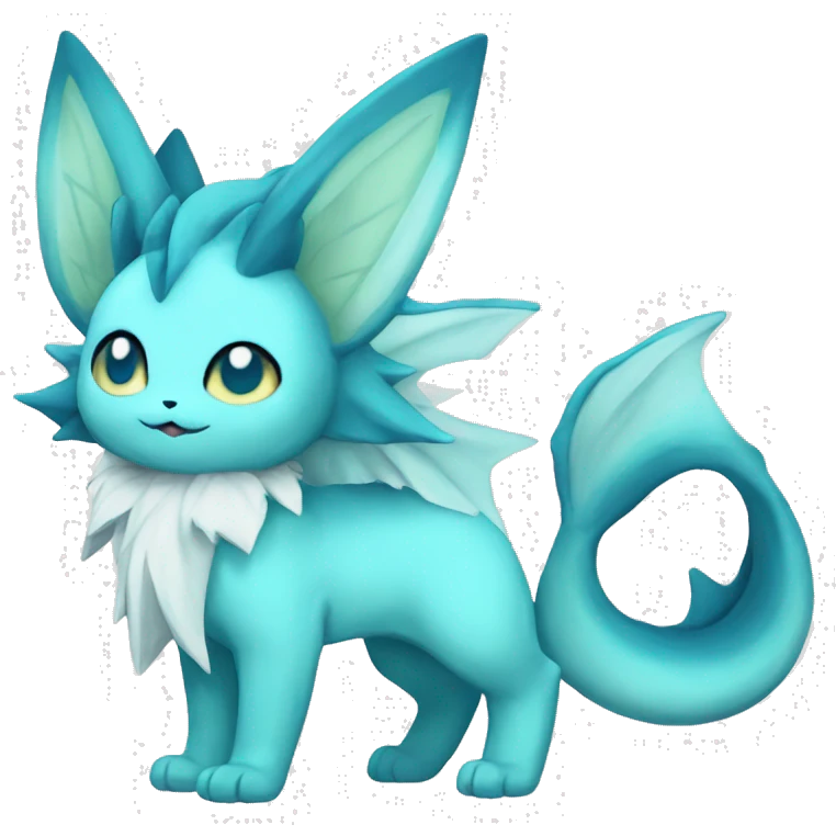 Vaporeon-Glaceon full body emoji
