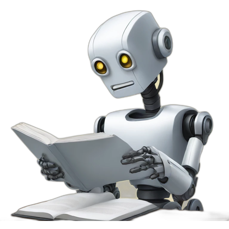 the robot is reading emoji