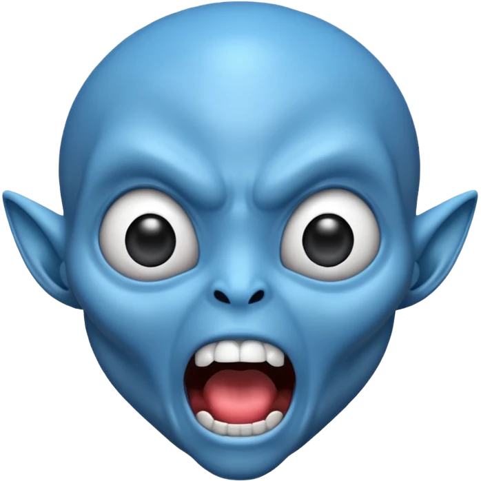 alien  shout emoji