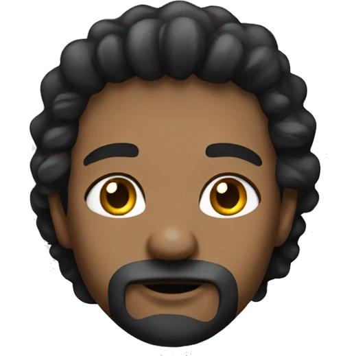 White and black doidle emoji
