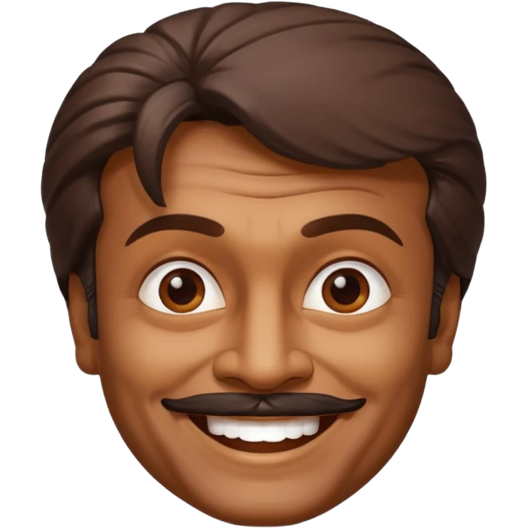 Rajnikant face emoji