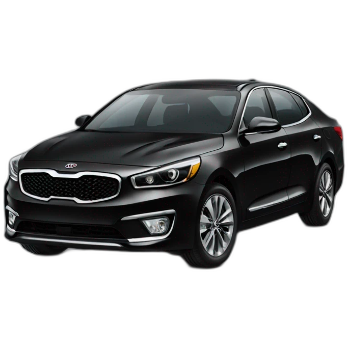 Black Kia k5 emoji
