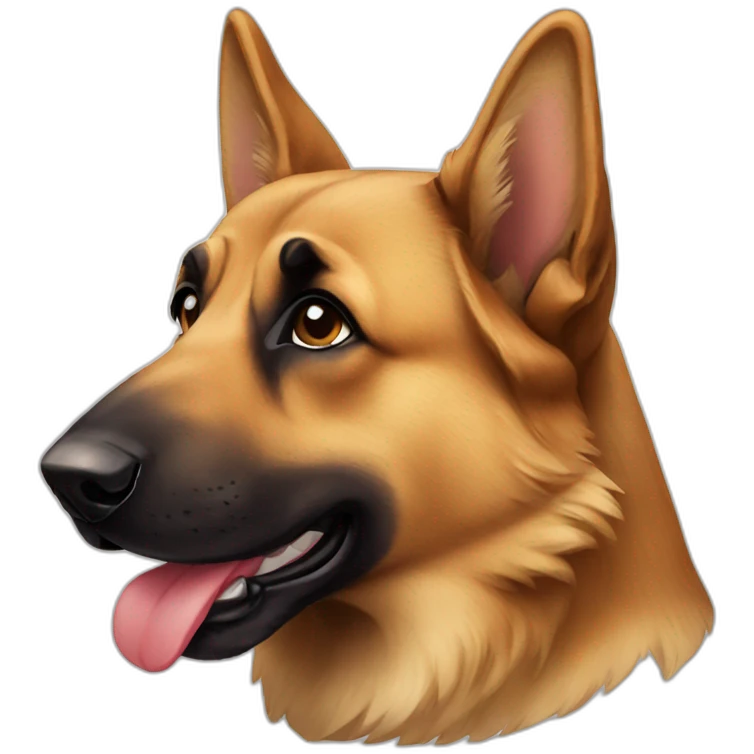 german shepard emoji