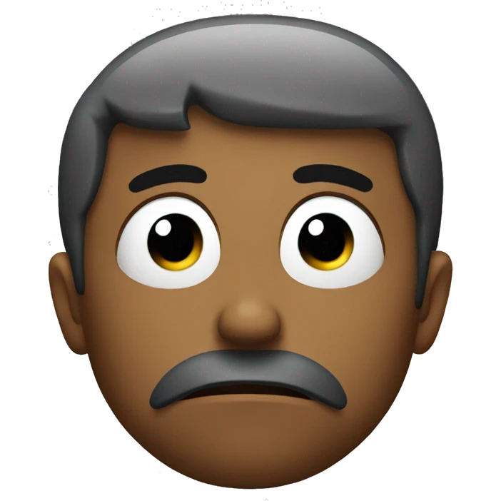 swollen sad head emoji