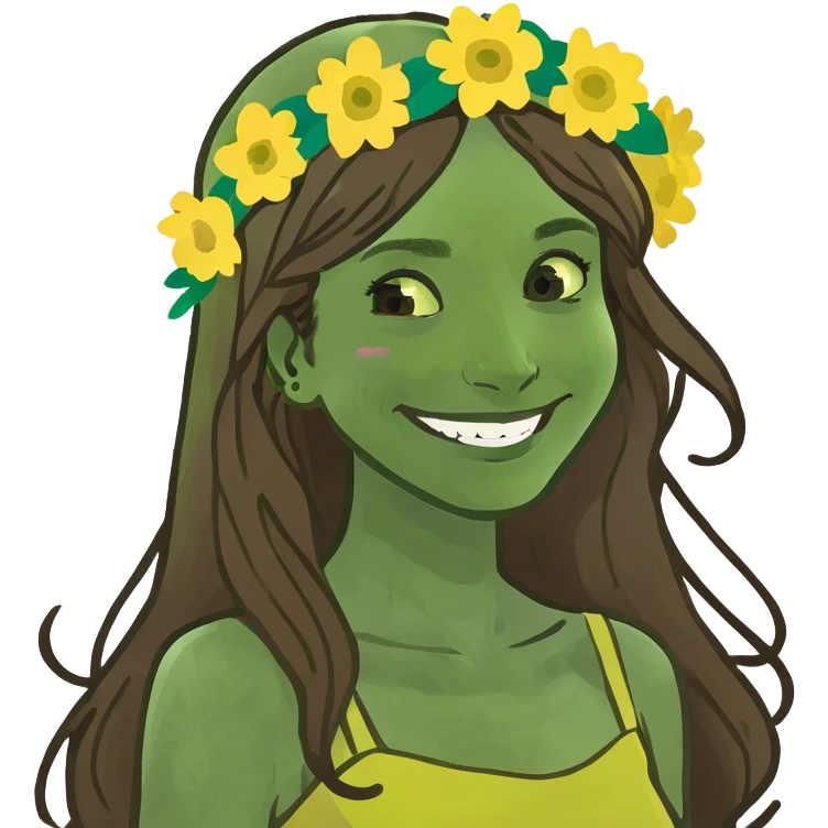 smiling woman with long brown hair emoji
