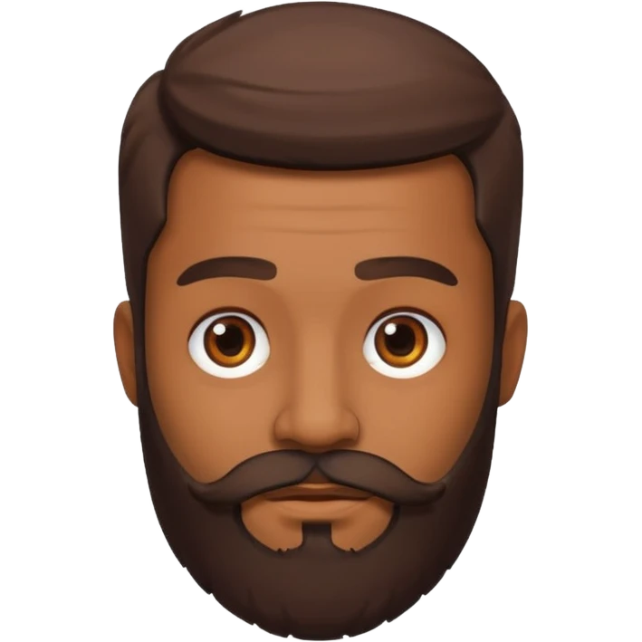 different beard emoji