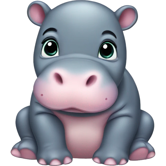Baby hippo emoji