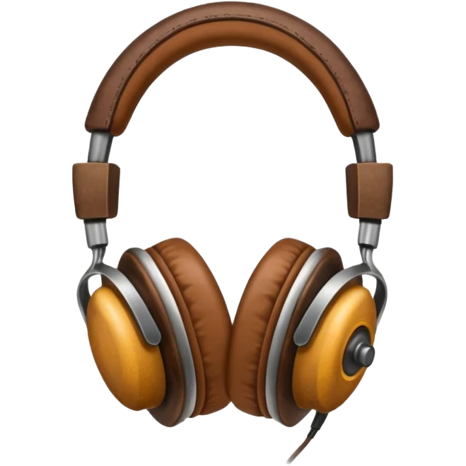 vintage headphone emoji