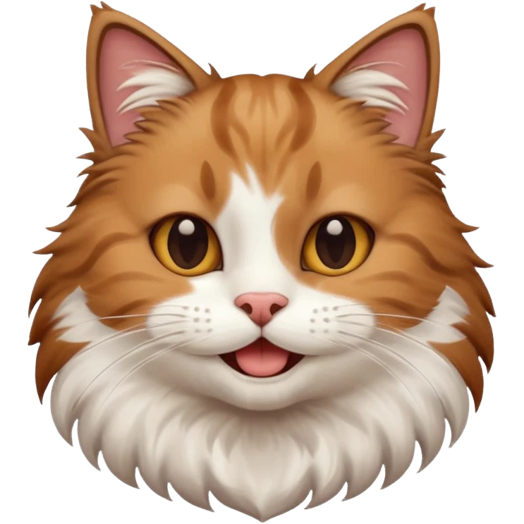 Cat happy bruin emoji