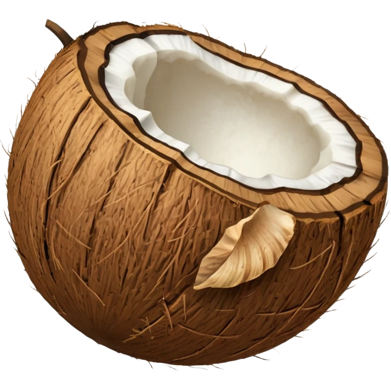 coconut with shell emoji