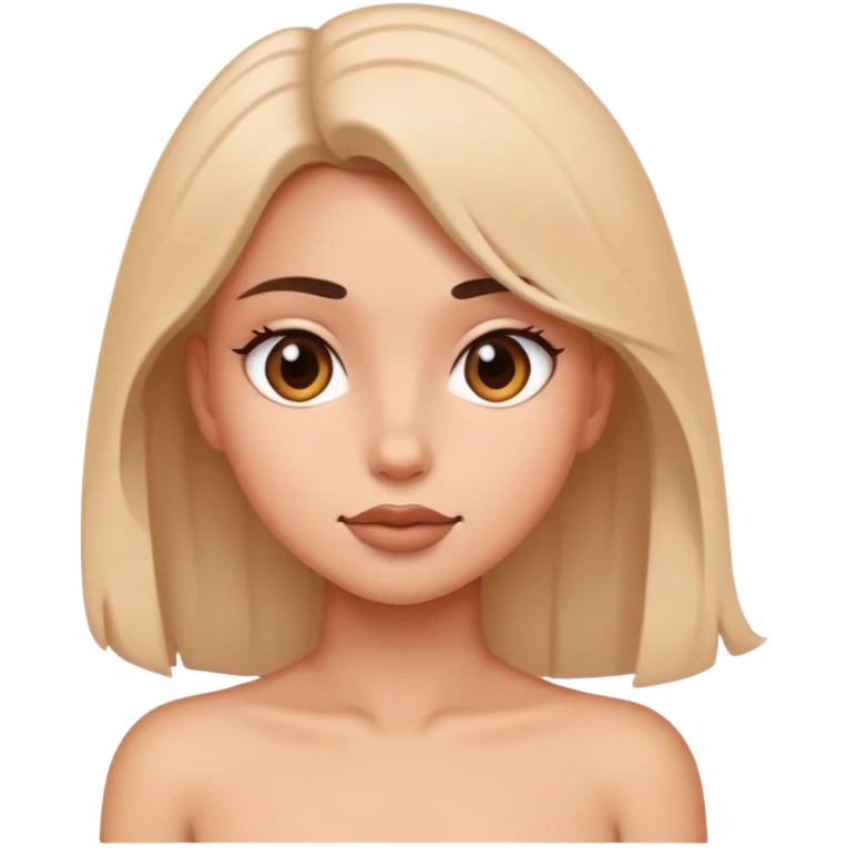بنت بدون ملابس  emoji
