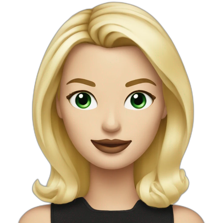 margot robbie with blonde hair emoji