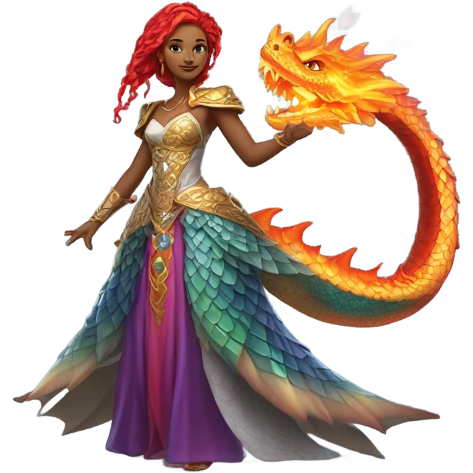 Dragon princess emoji