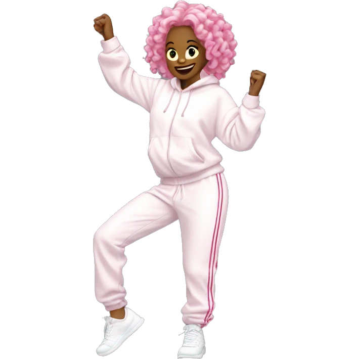 dancing-pink-haired-white-girl-oversize-tracksuit emoji