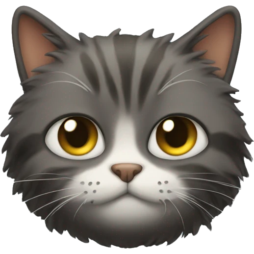 Cat hairball emoji