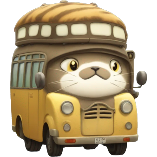 My Neighbor Totoro's Cat Bus emoji