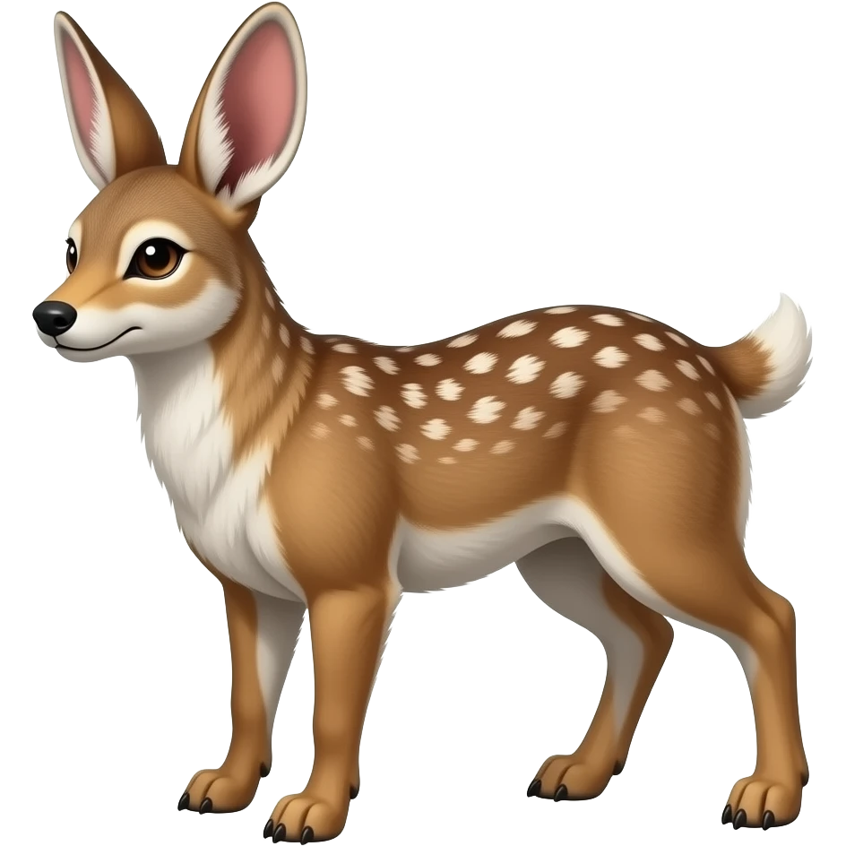 Trico-Silvally-Nargacuga-Jackalope-fusion-hybrid-animal-creature with long ears emoji