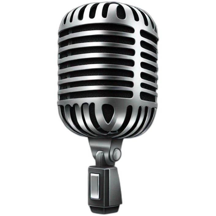 microphone for singers emoji
