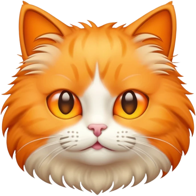 cat emoji, neutral expression emoji