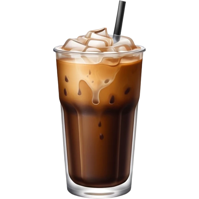 Iced coffee  emoji