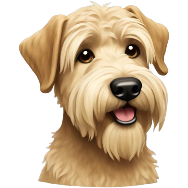 A wheaten terrier  emoji