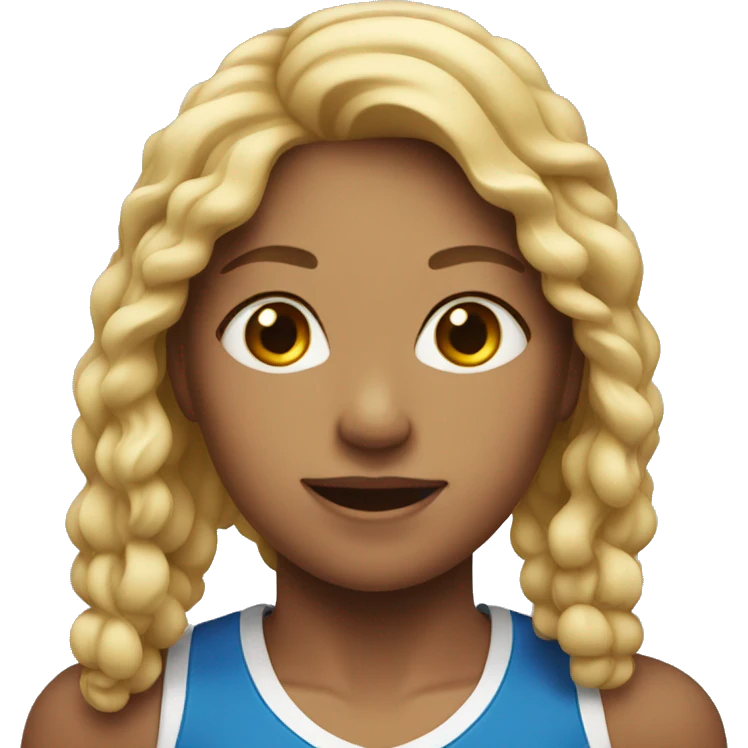 Athletic girl emoji