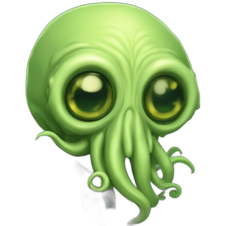 Fancy Human cthulhu bored emoji