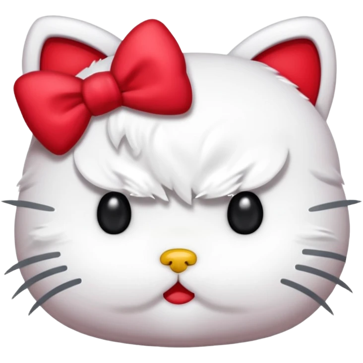 Angry hello kitty  emoji