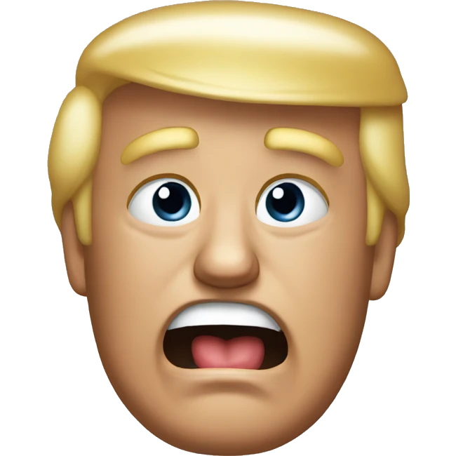 Trump crying emoji